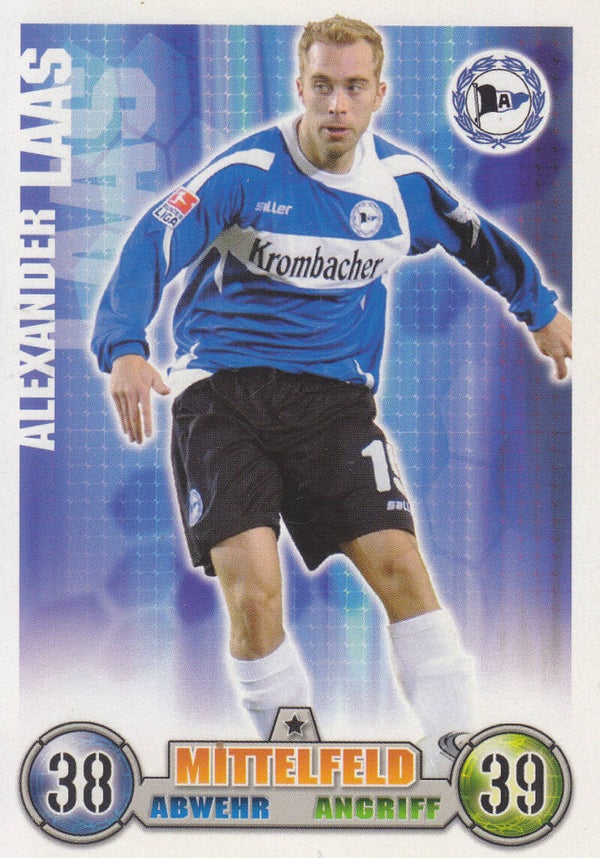 Alexander Laas / DSC Arminia Bielefeld / Topps Match Attax 2008 / Basis Karte / Nr.26