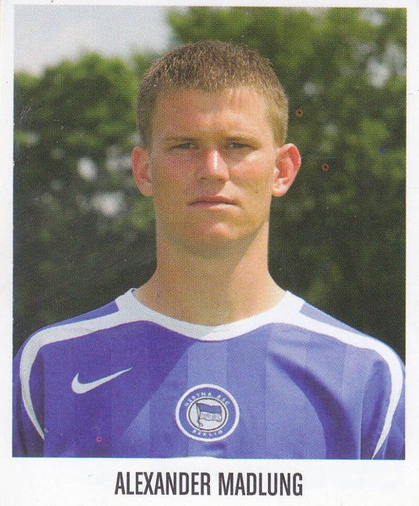 Alexander Madlung / Hertha BSC Berlin / Panini Bundesliga 2005 / Basis Bild / Nr.18