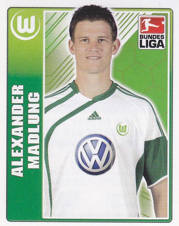 Alexander Madlung / VFL Wolfsburg / Topps Bundesliga 2009 / Basis Bild / Nr.403
