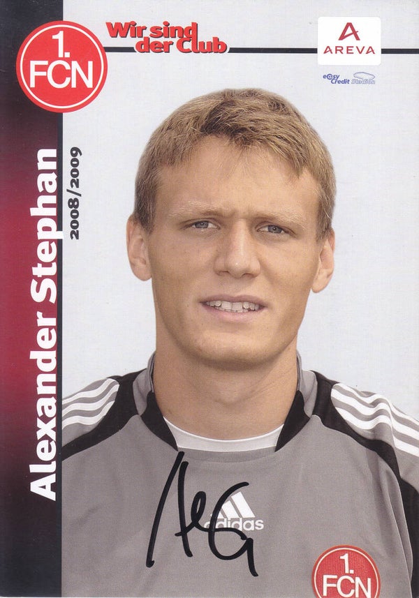 Alexander Stephan 1.FC Nürnberg Karte 1