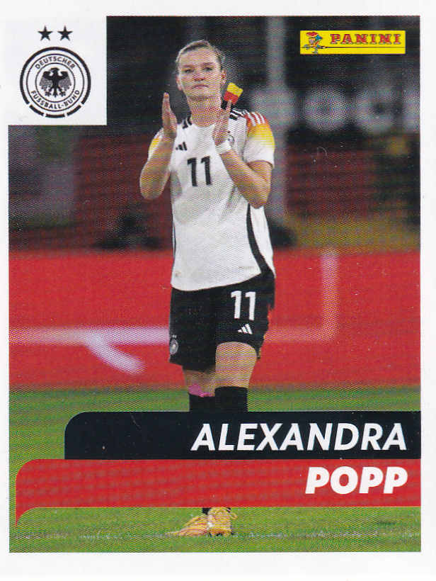 Alexandra Popp - Deutschland - Panini 125 Jahre DFB Fußballgeschichte - Spielszene - Nr. 11