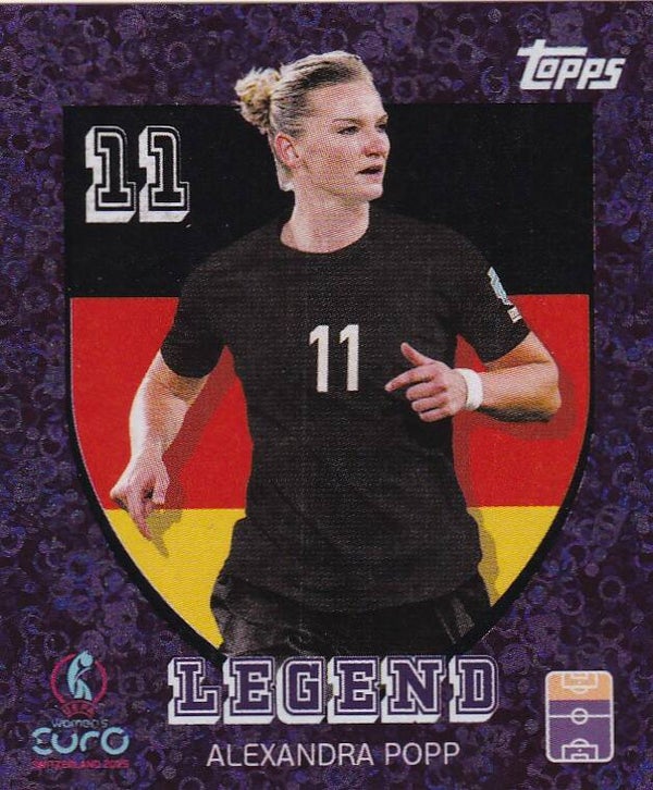 Alexandra Popp - Deutschland - Topps Frauen EM 2025 - Legend - Nr. 301