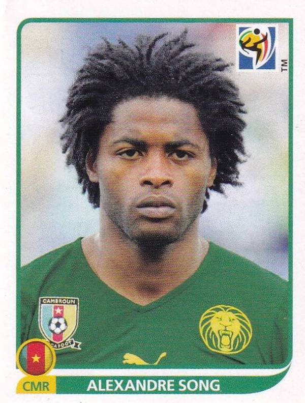 Alexandre Song / Kolumbien / Panini WM 2010 / Basis Bild / Nr. 399