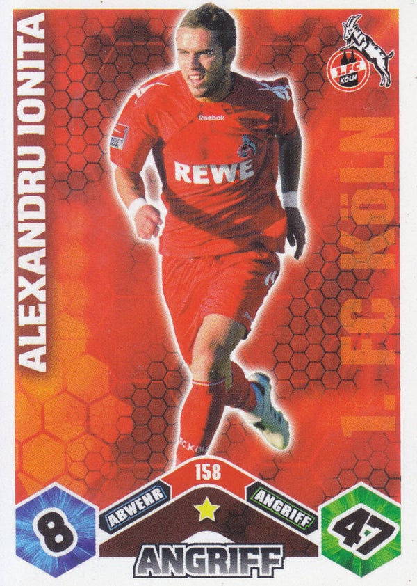 Alexandru Ionita / 1.FC Köln / Topps Match Attax 2010 / Basis Karte / Nr. 158