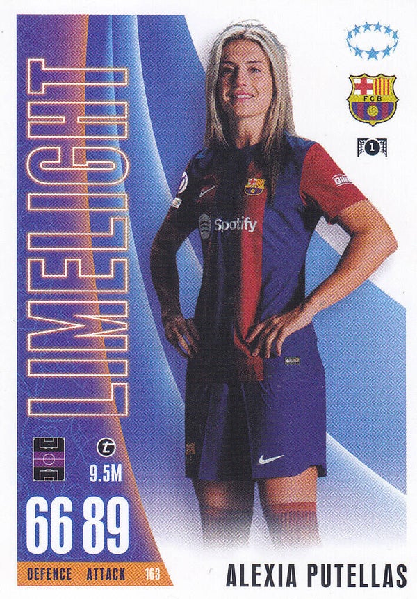 Alexia Putellas / FC Barcelona / Topps Champions League 2023 Extra / Limelight / Nr. 163