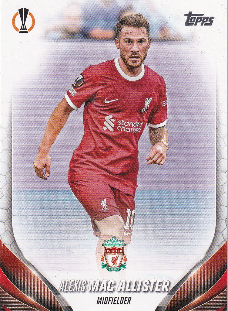 Alexis Mac Allister - FC Liverpool - Topps Chrome 2023 - Refractor - Nr. 48