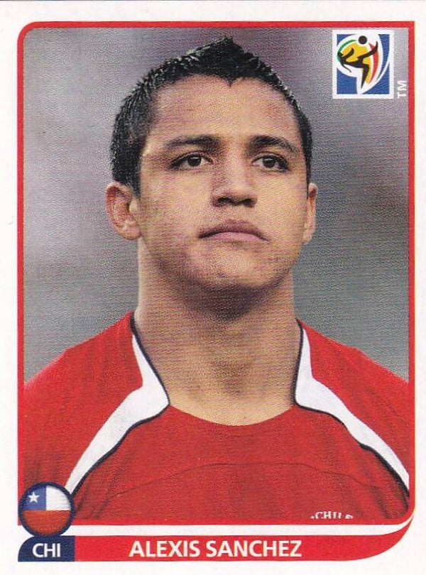 Alexis Sanchez / Chile / Panini WM 2010 / Basis Bild / Nr. 634