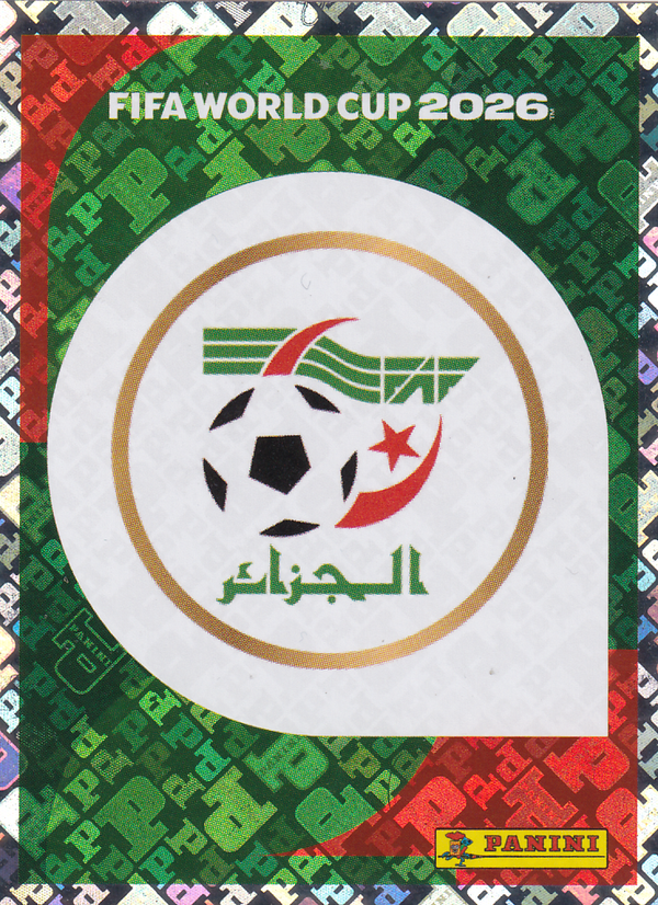 Algerien - Panini WM 2026 - Vereinslogo - Glitzer - ALG1