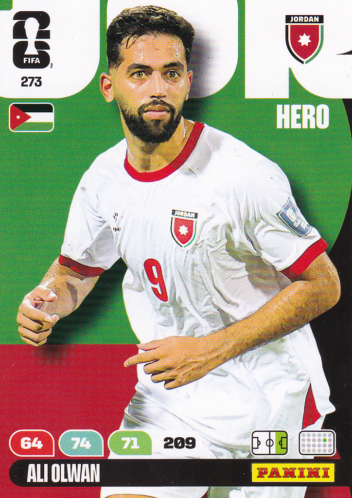 Ali Olwan - Jordanien - Panini WM 2026 - Hero - Nr. 273