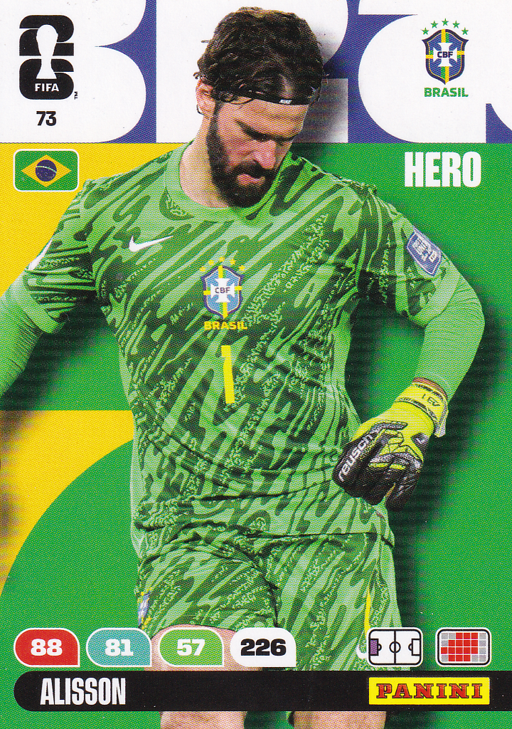 Alisson - Brasilien - Panini WM 2026 - Hero - Nr. 73