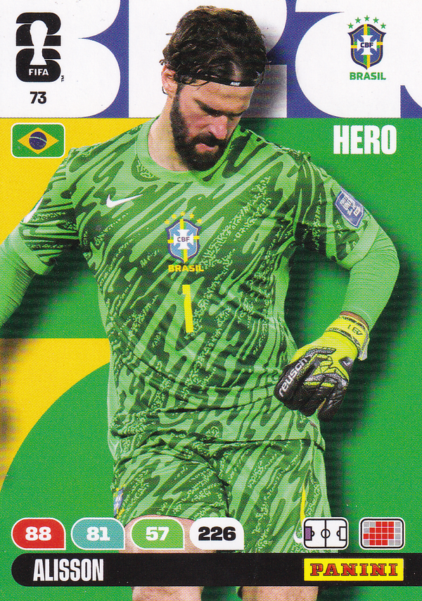 Alisson - Brasilien - Panini WM 2026 - Hero - Nr. 73