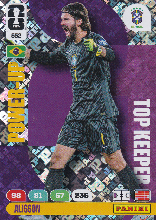 Alisson - Brasilien - Panini WM 2026 - Power Up - Top Keeper - Nr. 552
