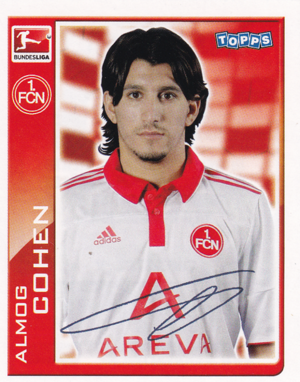 Almog Cohen - 1.FC Nürnberg - Topps Bundesliga 2010 - Basis Bild - Nr. 328