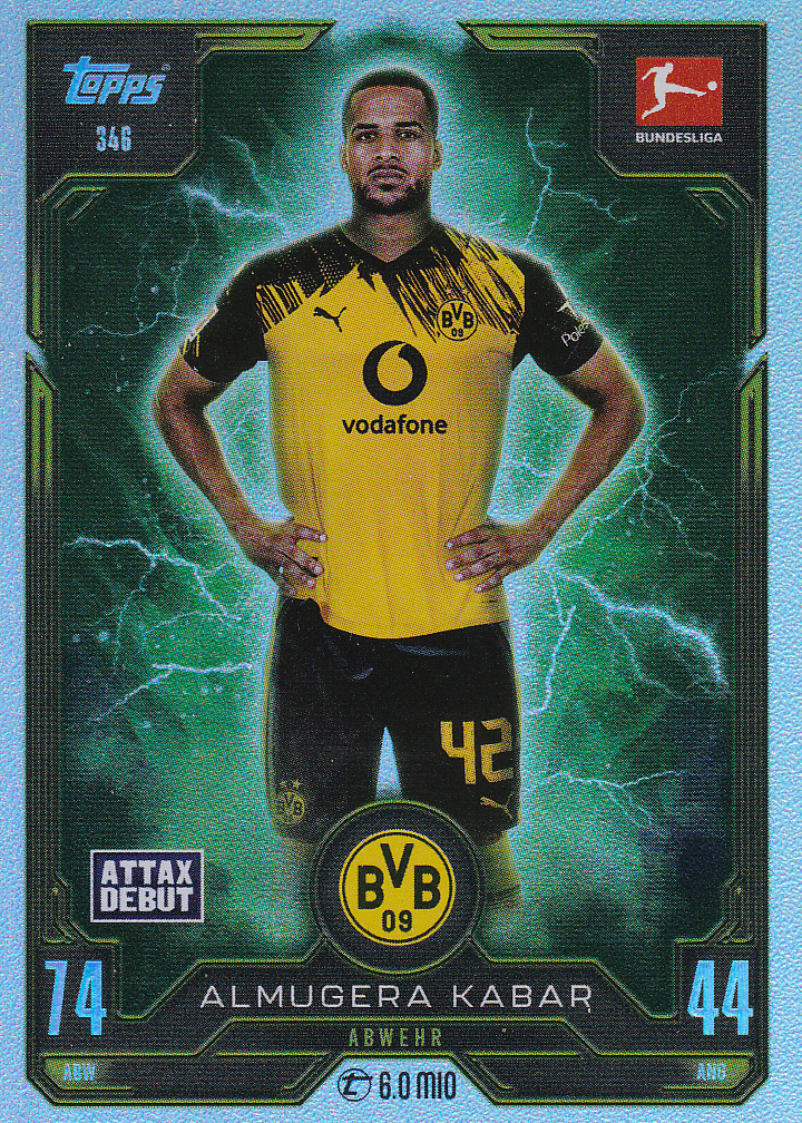 Almugera Kabar - Borussia Dortmund - Topps Match Attax 2025 - Rising Star - Nr. 346