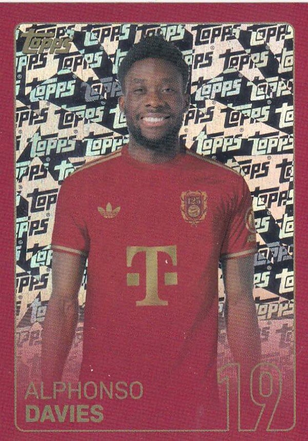 Alphonso Davies - Topps 125 Jahre FC Bayern München - Nr. 154