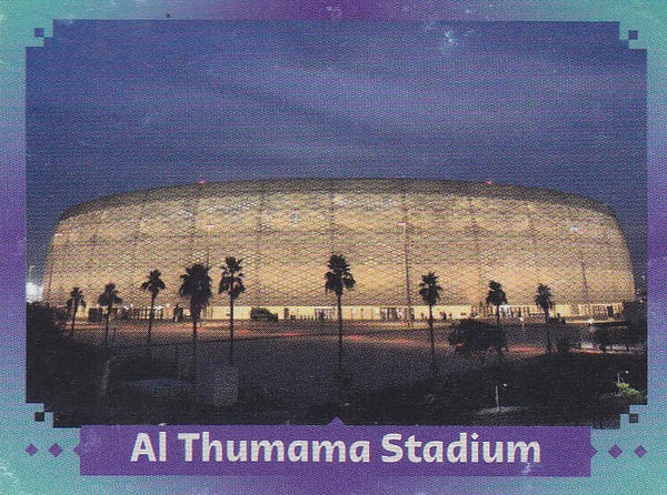 Al Thumama Stadium / Panini WM 2022 / Stadion Bild / Nr. FWC 10