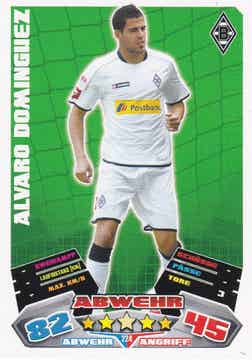 Alvaro Dominguez / Borussia Mönchengladbach / Topps Match Attax 2012 / Basis Karte / Nr. 224