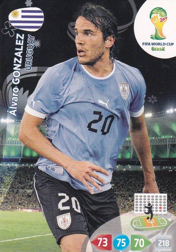 Alvaro Gonzalez - Uruquay - Panini WM 2014 - Basis Karte - Nr. 312