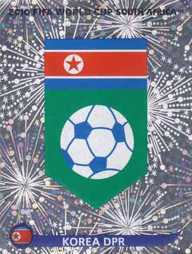 Nord Korea / Panini WM 2010 / Vereinslogo / Glitzer Bild / Nr.506