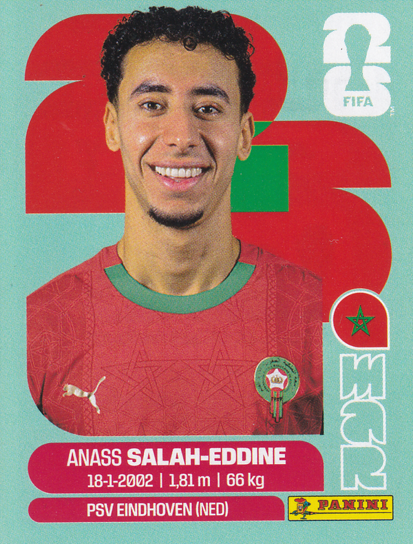 Anass Salah-Eddine - Marokko - Panini WM 2026 - Update - MAR8a