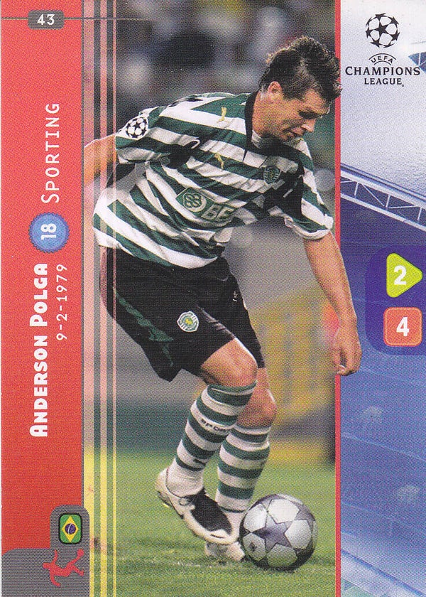 Anderson Polga Sporting Lissabon Basis Karte Nr.43