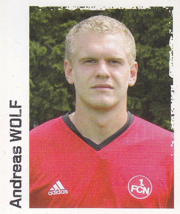 Andreas Wolf / 1.FC Nürnberg / Panini Bundesliga 2004 / Basis Bild / Nr.397