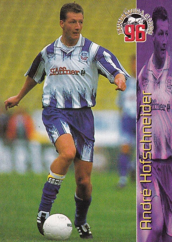 Andre Hofschneider / FC Hansa Rostock / Panini Bundesliga 1996 / Basis Karte / Nr. 97