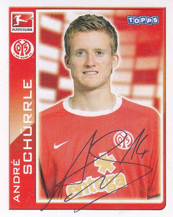 Andre Schürrle / 1.FSV Mainz 05 / Topps Bundesliga 2010 / Basis Bild / Nr.275