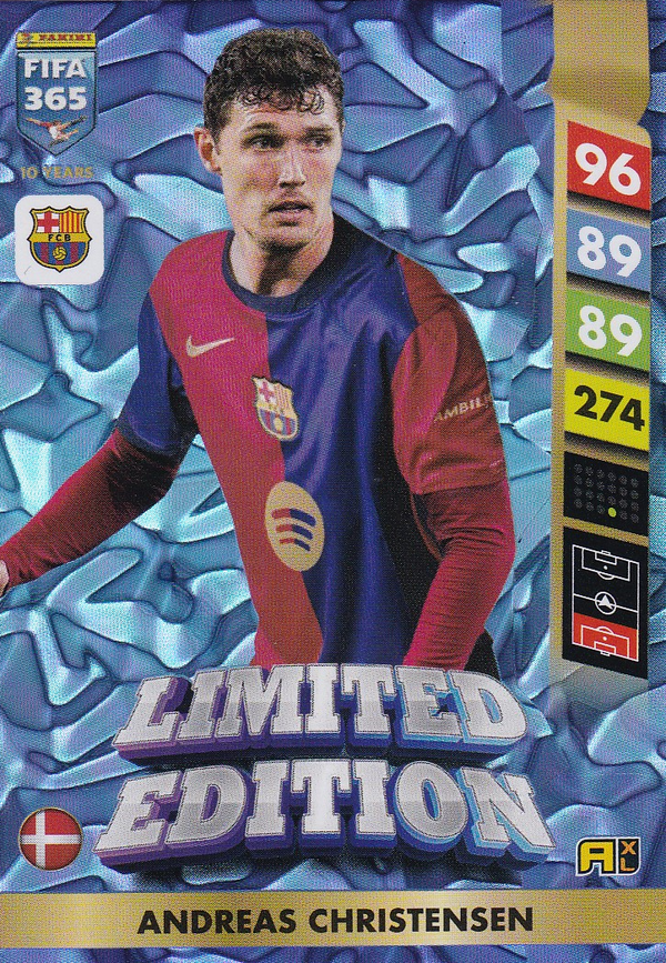 Andreas Christensen / FC Barcelona / Panini Fifa 365 Jahr 2025 / Limited Edition