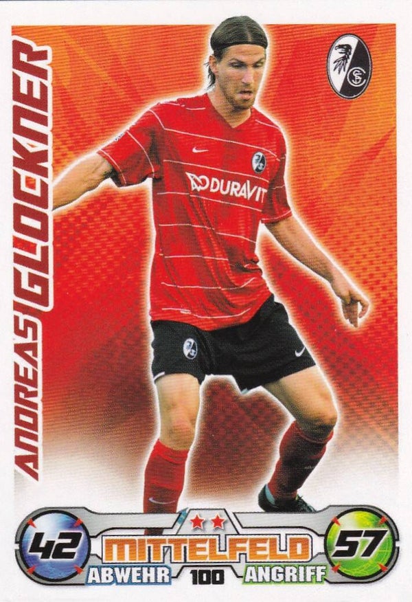 Andreas Glockner / SC Freiburg / Topps Match Attax 2009 / Basis Karte / Nr. 100