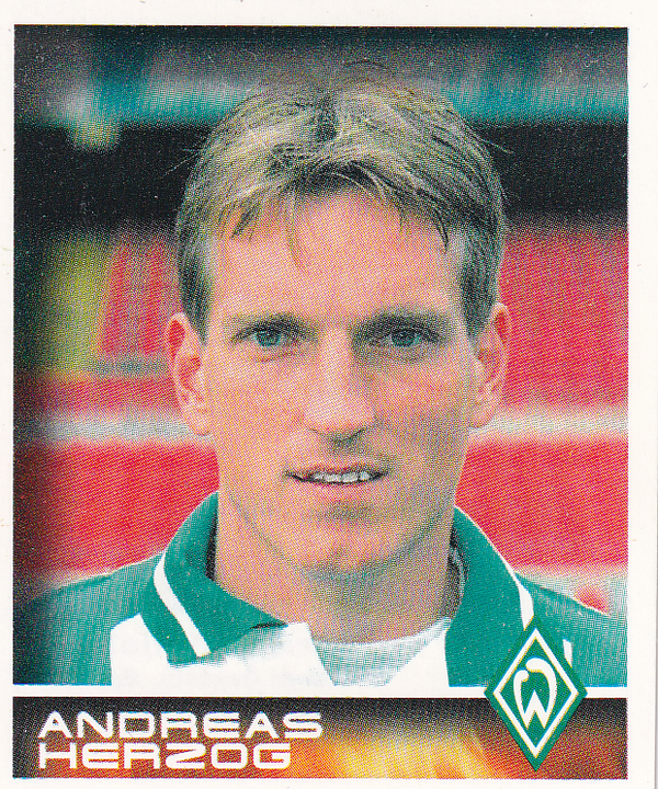 Andreas Herzog - SV Werder Bremen - Panini Bundesliga 2001 - Basis Bild - Nr. 74