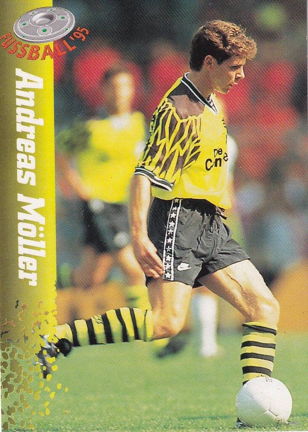Andreas Möller / Borussia Dortmund / Panini Bundesliga 1995 / Basis Karte / Nr. 37