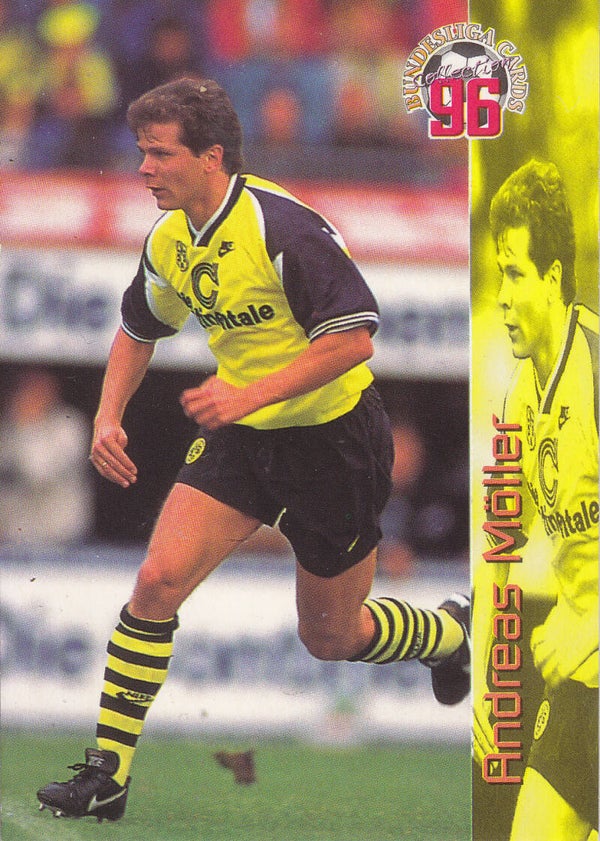 Andreas Möller / Borussia Dortmund / Panini Bundesliga 1996 / Basis Karte / Nr.23