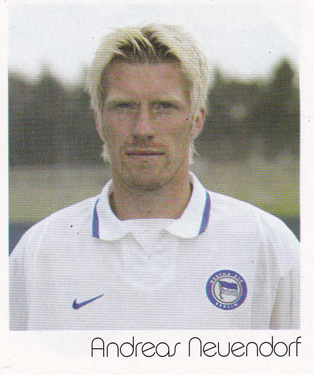 Andreas Neuendorf - Hertha BSC Berlin - Panini Bundesliga 2003 - Basis Bild Nr. 21