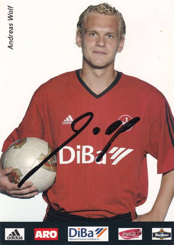 Andreas Wolf - 1.FC Nürnberg - Autogrammkarte 2003