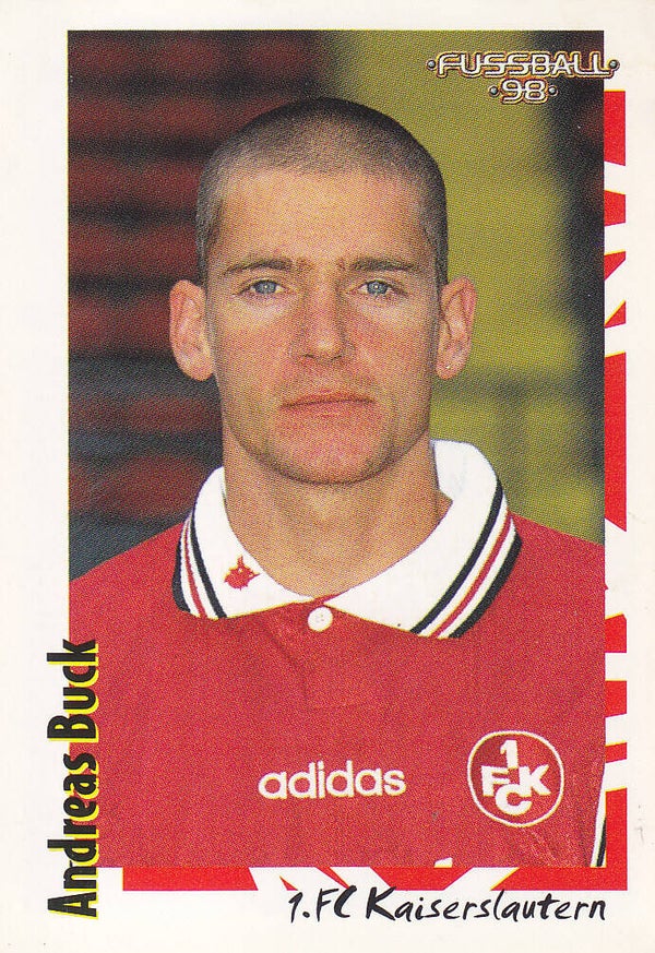 Andreas Buck / 1.FC Kaiserslautern / Panini Bundesliga 1998 / Basis Bild / Nr. 430