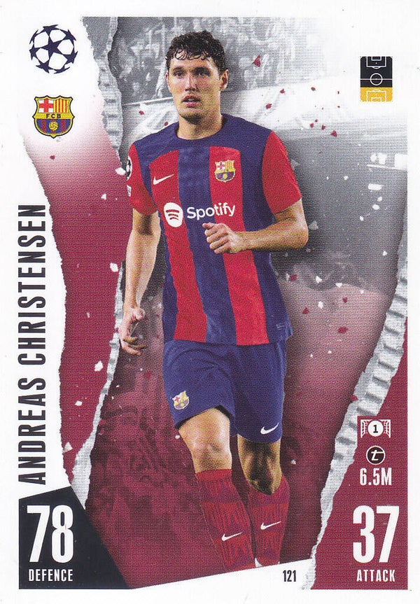 Andreas Christensen / FC Barcelona / Topps Champions League 2023 / Basis Karte / Nr.121