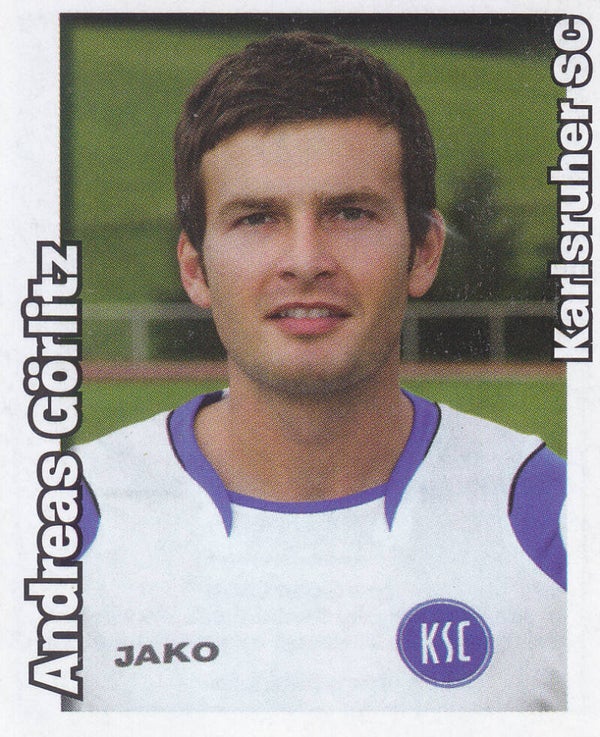 Andreas Görlitz / Karlsruher SC / Panini Bundesliga 2008 / Basis Bild / Nr.287