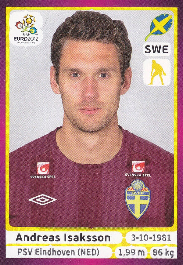Andreas Isaksson / Schweden / Panini EM 2012 / Basis Bild / Nr.432