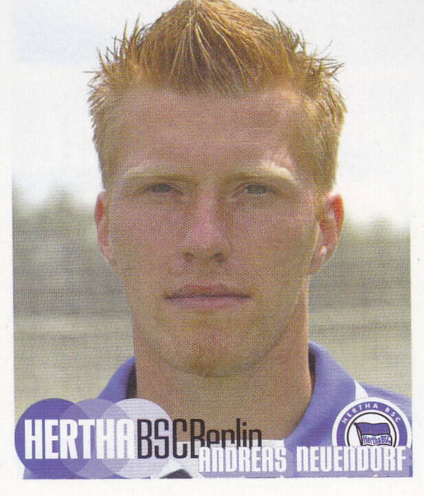 Andreas Neuendorf / Hertha BSC Berlin / Panini Bundesliga 2002 / Basis Bild / Nr. 23