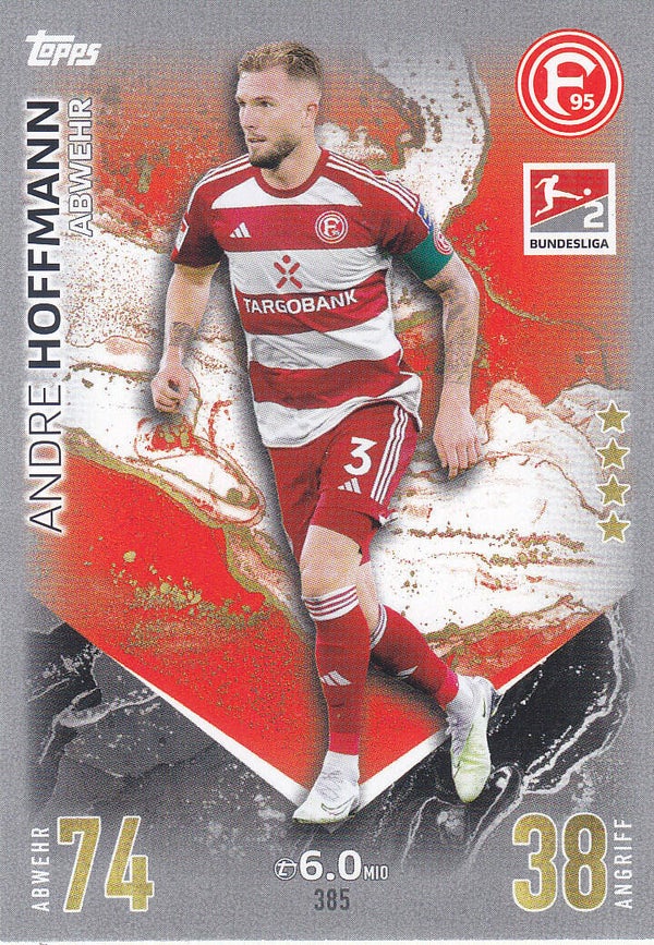 Andre Hoffmann / Fortuna Düsseldorf / Topps Match Attax 2023 / Basis Karte 2.Bundesliga / Nr.385