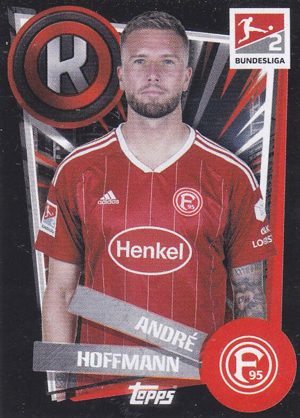 Andre Hoffmann / Fortuna Düsseldorf / Topps Bundesliga 2022 / Basis Bild / Nr. 383