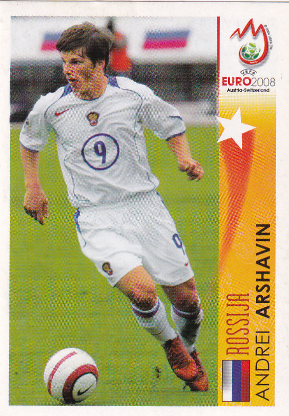 Andrei Arshavin - Russland - Panini EM 2008 - In Action - Nr. 503