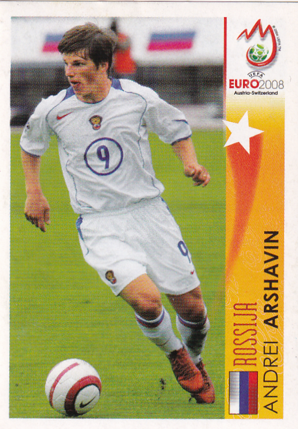 Andrei Arshavin - Russland - Panini EM 2008 - In Action - Nr. 503