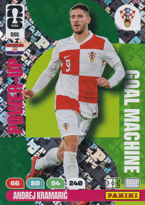 Andrej Kramaric - Kroatien - Panini WM 2026 - Power Up - Goal Machine - Nr.591