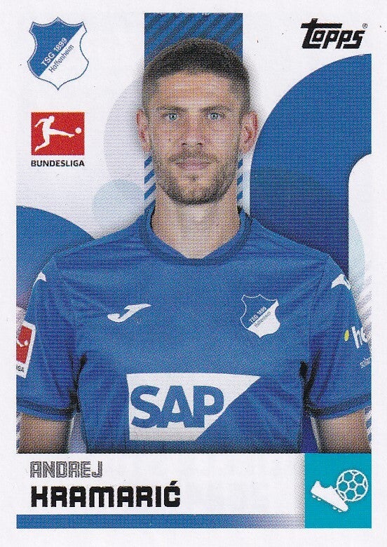 Andrej Kramaric / TSG Hoffenheim / Topps Bundesliga 2024 / Basis Bild / Nr. 206