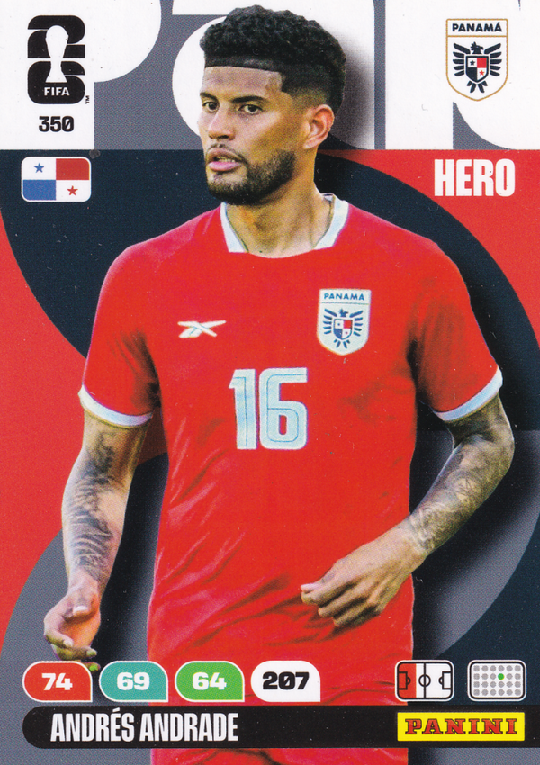 Andres Andrade - Panama - Panini WM 2026 - Hero - Nr. 350