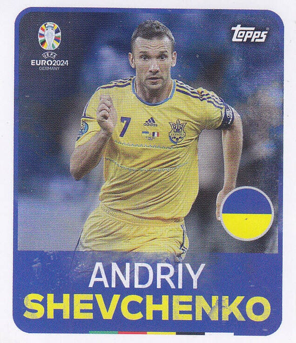 Andriy Shevchenko / Ukraine / Topps EM 2024 / Legends / Nr. LEG 5