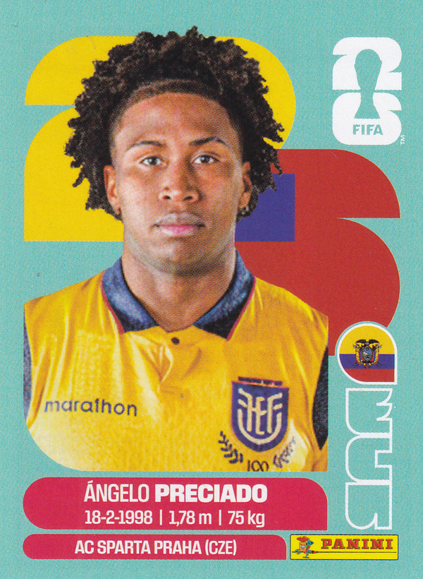 Angelo Preciado - Ecuador - Panini WM 2026 - Basis Bild - ECU7