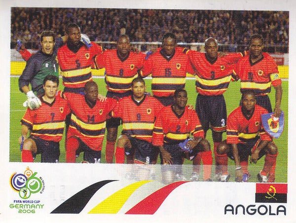 Angola - Panini WM 2006 - Mannschaftsbild - Nr. 302